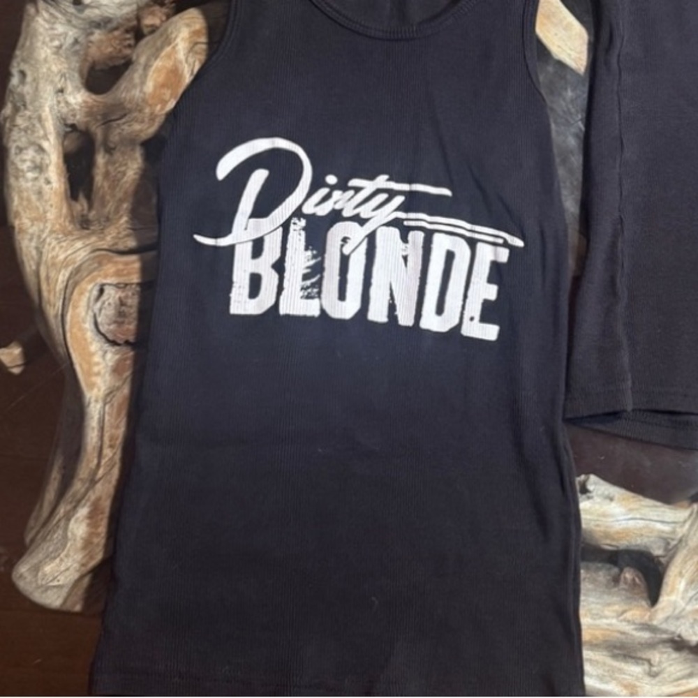 Dirty Blonde Graphic Tank Top ONLY 1 TOP.